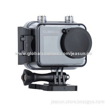 Mini Fifty Meters Waterproof 1.080P Full HD Wearable Cycling Helmet Camera